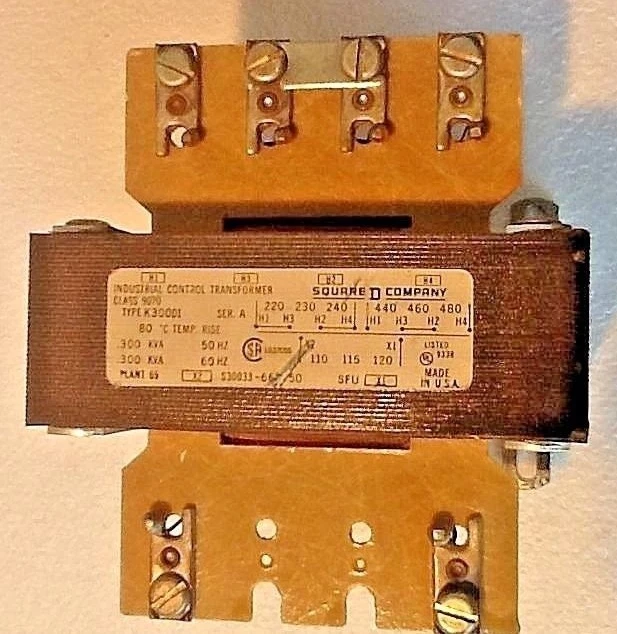 Square D Industrial Control Transformer Class 9070 Type K300D1