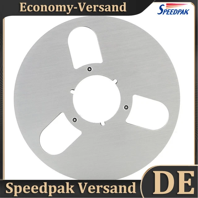 Mulinello nastro vuoto 1/4 10 pollici universale per Studer ReVox/TEAC/BASF (3 fori argento
