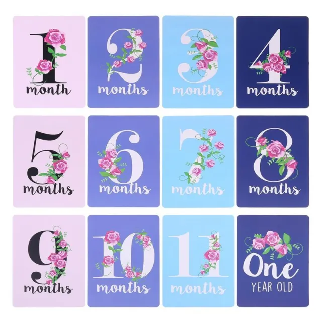 Boy or Girl Stickers Flower Print Baby Shower for Baby
