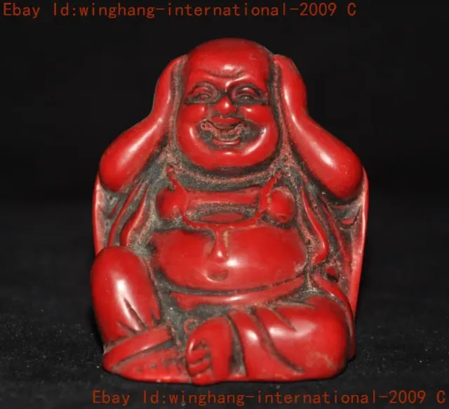 China Buddhism temple resin carved Feng Shui wealth Maitreya Buddha statue