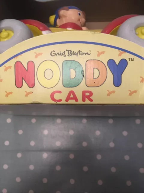 Vintage Toy Foam Bendy Noddy Car Toyland Figure Boxed Retro Noddy Enid Blyton 2