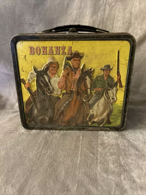 Vintage Bonanza Lunch Box Aladdin Industries Inc No Thermos