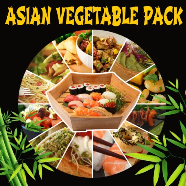Asian Garden Vegetable Seed Mix-300 Seeds-Oriental Kitchen Cooking Garden Plants