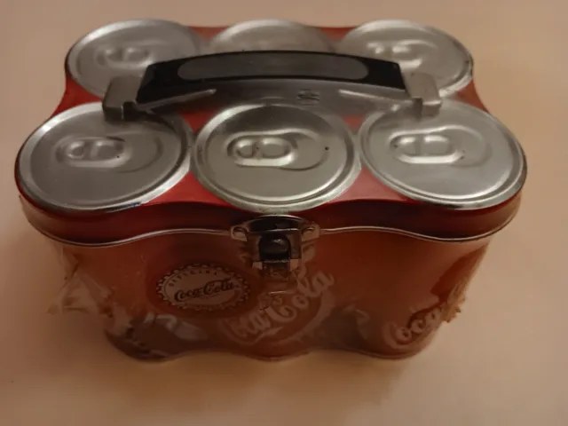 Coca Cola Coke 6 Pk Metal Lunchbox