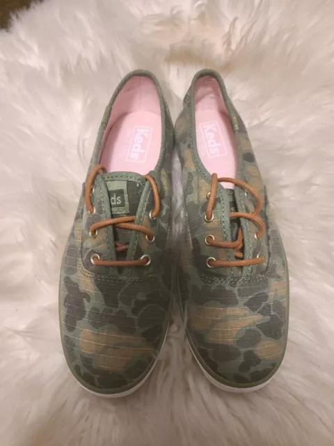 Keds Camo Ripstop Olive Size 6.5 Women Sneakers 2