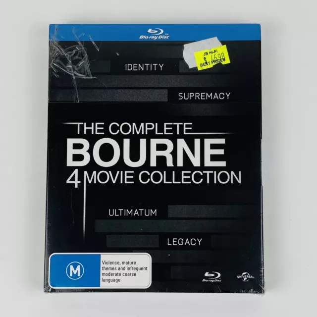 The Complete Bourne 4 Movie Collection - Identity Supremacy Ultimatum Legacy