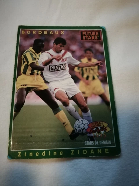 Carte Panini Zinédine Zidane N°190 France Coupe Du Monde 1998 - Quasi Neuve