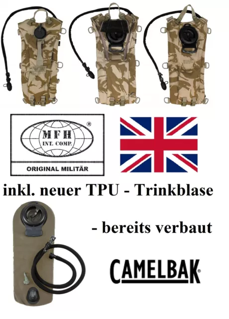 Original Militär Camelbak 2,4 Liter Gebraucht Neu TPU Wandern Survival Prepping