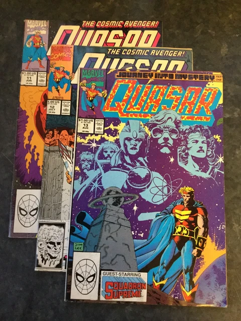 Marvel Comics Quasar #11-#13 Featuring Excalibur & Squadron Supreme
