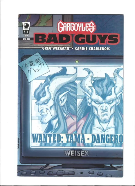 Gargoyles Bad Guys #2 Comics Disney TV Movie Cartoon Rare HTF Low Print Run SLG
