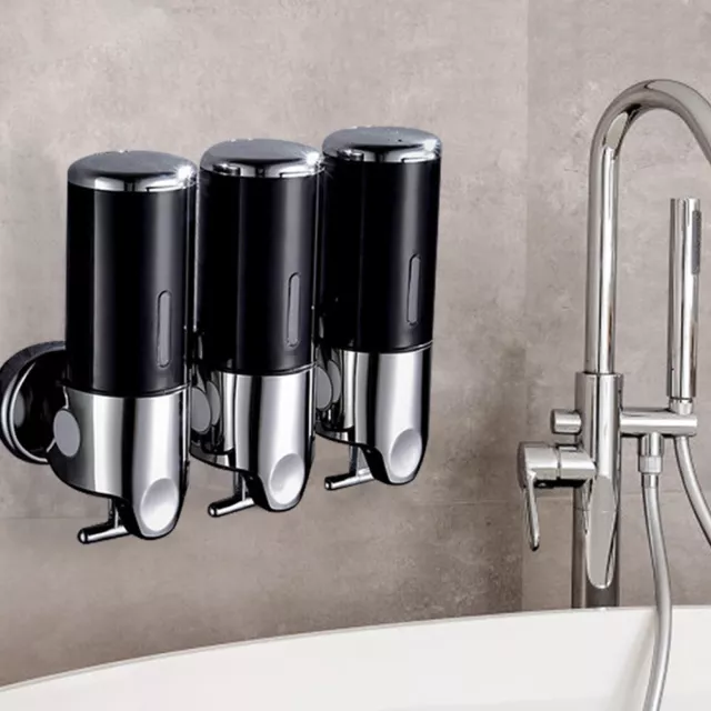Champú montado en pared 3*500 ml dispensador de jabón líquido suministros para el hogar de baño