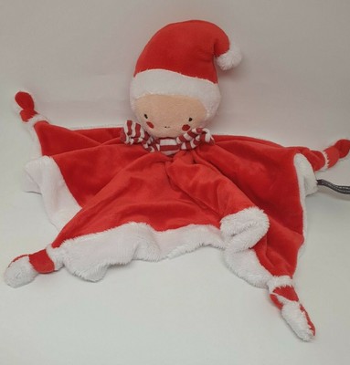Doudou T3G doudou plat père noël rond NATTOU 