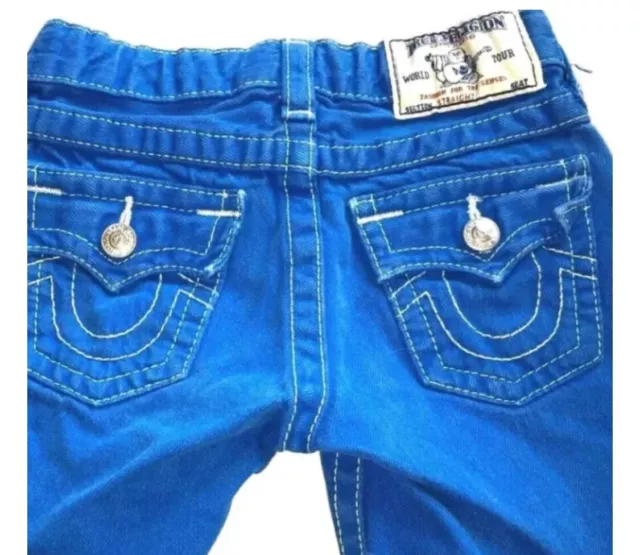 True Religion Cut Off Bermuda Shorts, Boys or Girls, Kids Size 6 2