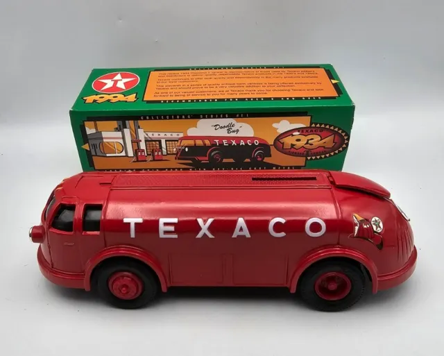 1934 TEXACO DIAMOND T TANKER “DOODLE BUG” Truck COIN BANK SERIES #11 ERTL