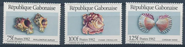 [BIN17994] Gabon 1982 Shells good set very fine MNH stamps