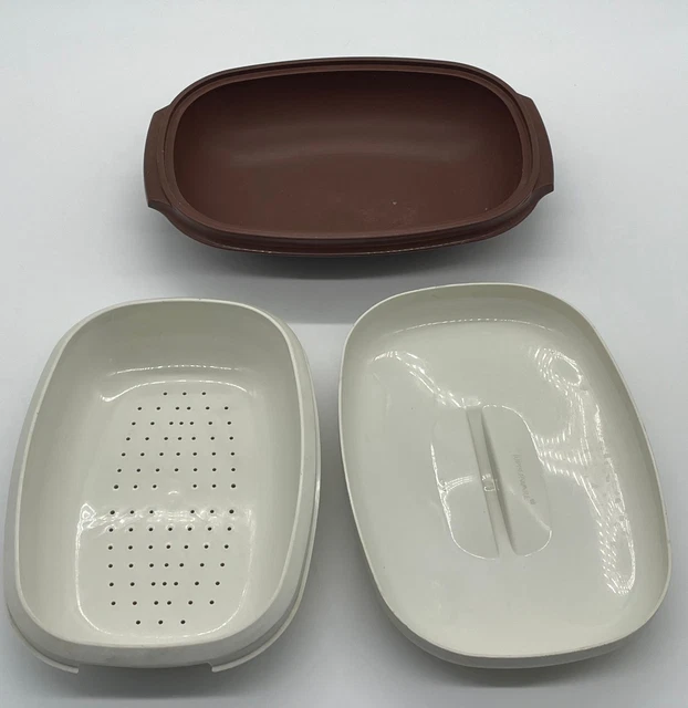LEGUMIER MAGIQUE TUPPERWARE Panier Vapeur Plat A Asperges Vintage EUR 19,90  - PicClick FR
