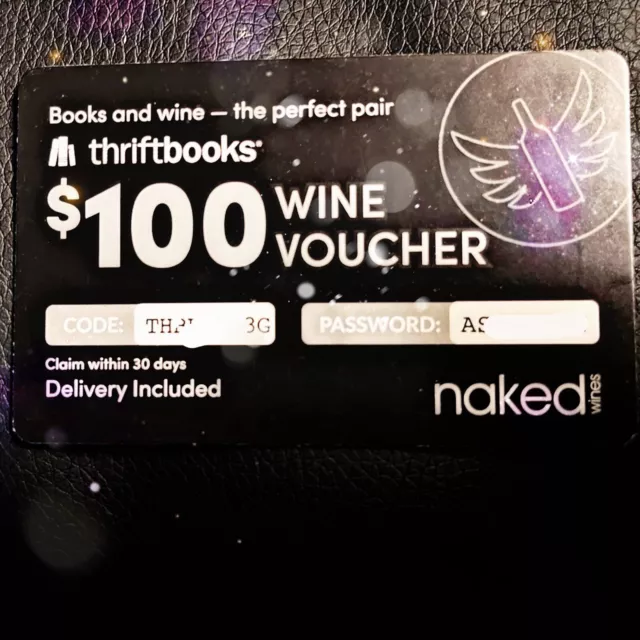 $100 Wine Voucher For Nakedwines.com Save $100 Off $160 First Time Customers