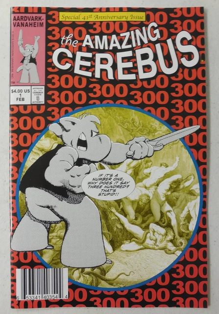CEREBUS in HELL # 1 ~ 2018 Dave Sim ~ The Amazing Spider-Man # 300 Parody COVER!