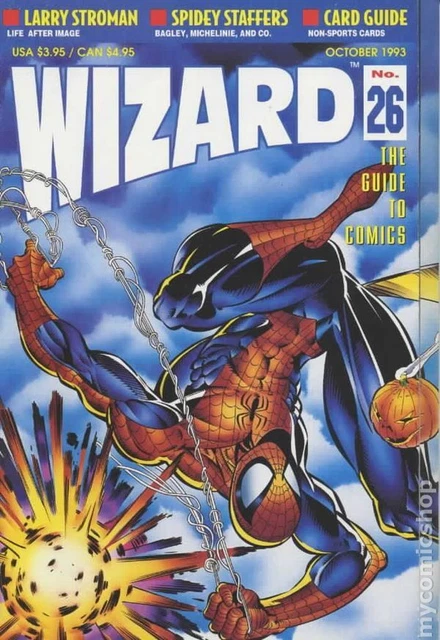Wizard the Comics Magazine #26U Unbagged Variant FN 6.0 1993 Stock Image