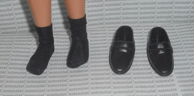 Ken Accessory Doll  Barbie Loves Elvis Black Sock & Shoes Clothing For Diorama