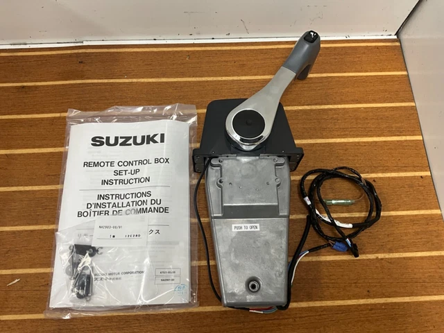 SUZUKI OUTBOARD SINGLE BINNACLE CONTROL BOX KIT W/Trim 67000-93J04 ...