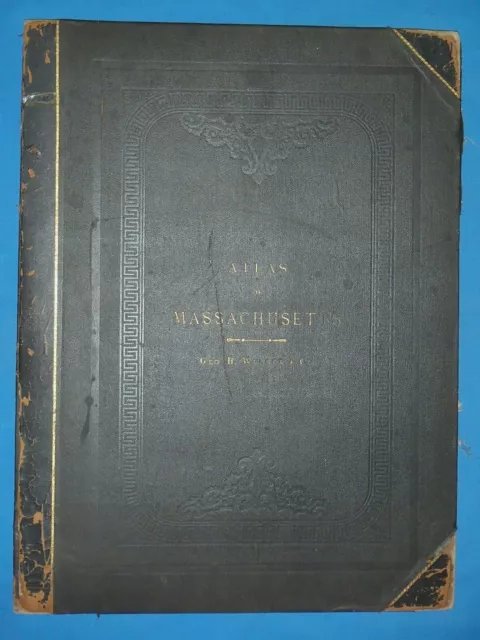 1891 Massachusetts Railroad &Township Map ~ BOYALSTON - MONTAGUE - ATHOL - ETC 3