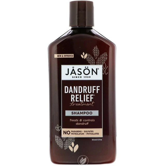 Jason Natural Products Shampoo Dandruff Relief 12 Ounce