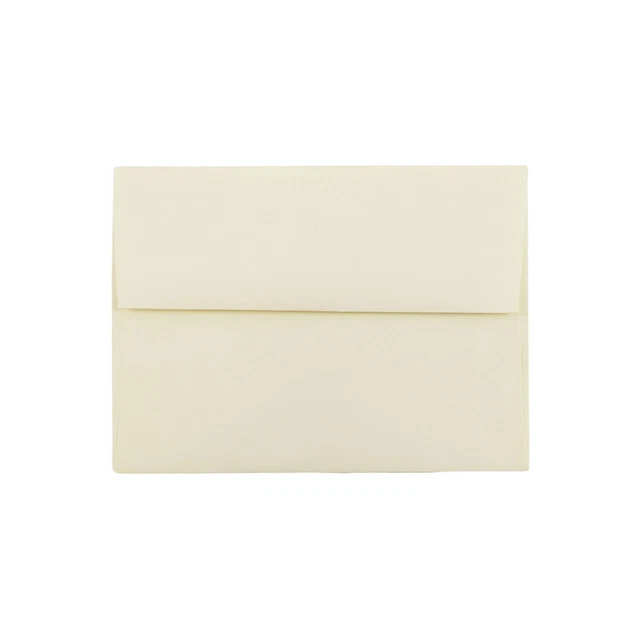 JAM Paper A6 Strathmore Invitation Envelopes 4.75 x 6.5 Ivory Wove 900913185H