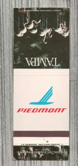 Matchbook Cover-Piedmont The Up and Coming Airlines-9809