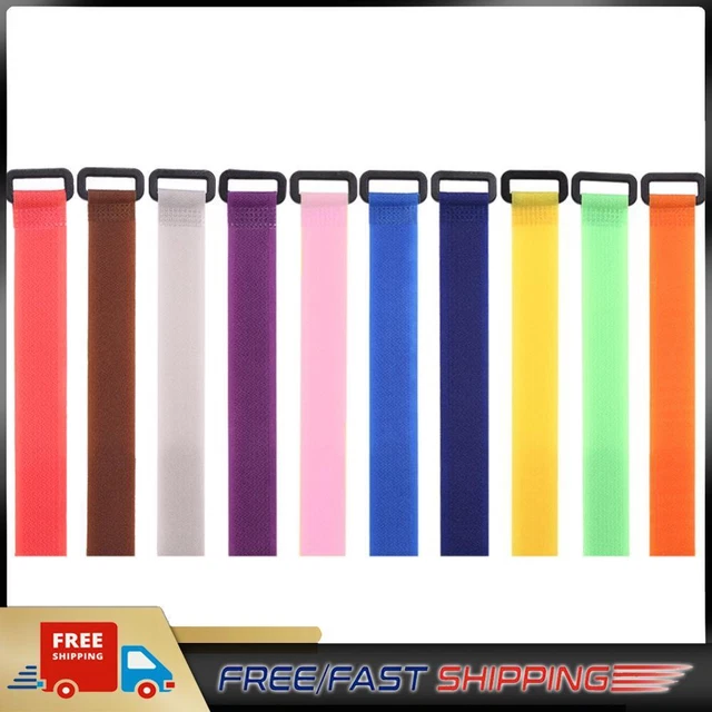 NYLON FISHING ROD Belt Holder Tie Fastener Reusable Hook Loop Fish