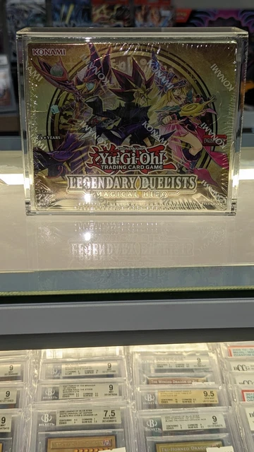 Yugioh Acrylic Display Case for 24ct Booster Box UV protective LED/EU size LOGO