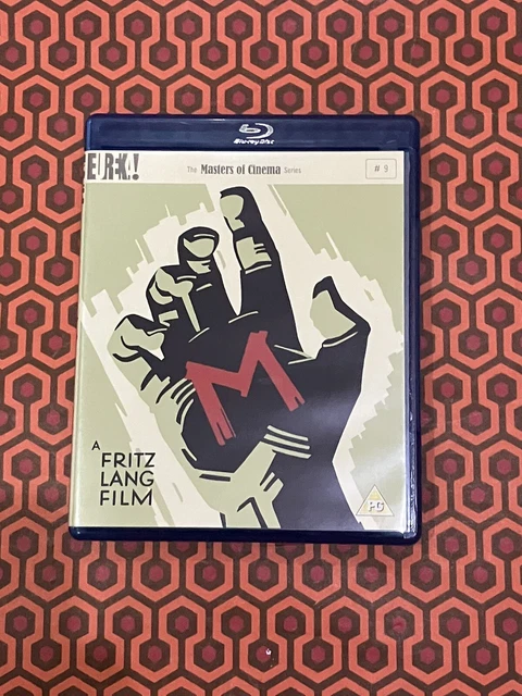 M (Fritz Lang) Blu-Ray Eureka Masters Of Cinema (Region B) With Booklet