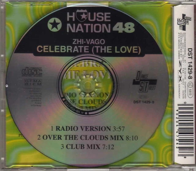 ZHIVAGO CELEBRATE (The Love) CDM 1996 Dream Music Trance 3TR
