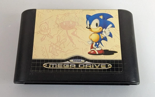 SEGA MEGA DRIVE Sonic The Hedgehog! Retro Classic Game Untested £14.99 ...
