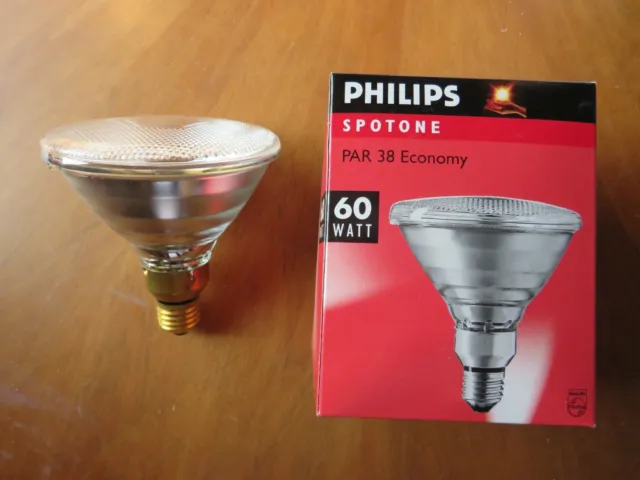 Echt Philips Concentra Reflektor Par38 60W Flood 30º E27 Dimmbar Waterproof