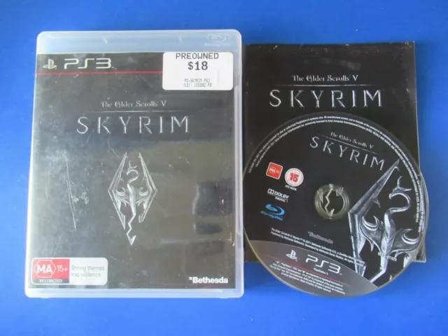 The Elder Scrolls V - Skyrim - Sony PS3 PlayStation Three Games PAL