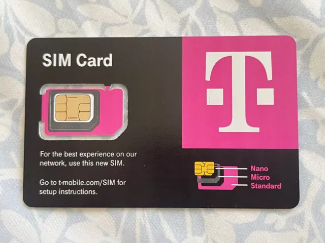 T-Mobile Triple SIM Card 3-In-1 Nano Micro 5G 4G LTE New