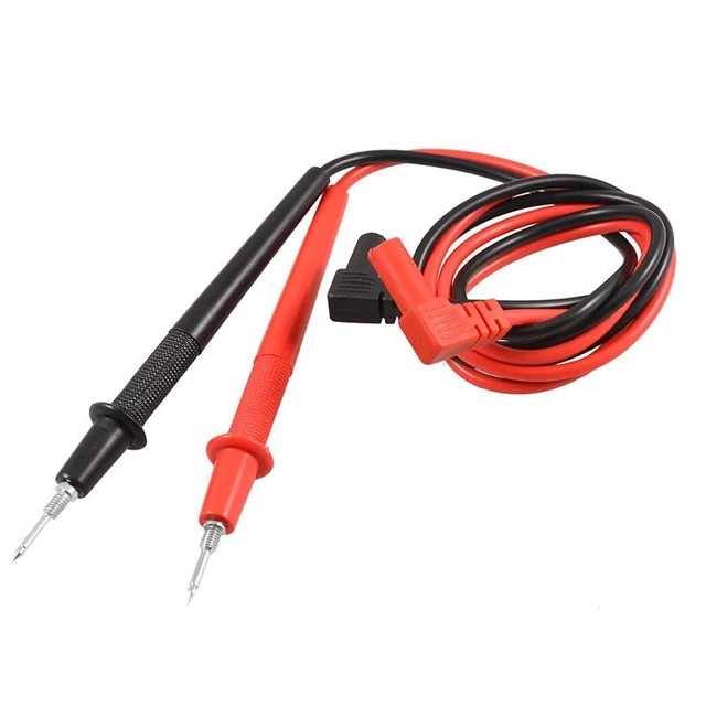 1000V Banana Plug 2.6Ft Voltmeter Probe Test Cable Black Red Pairs N9E3