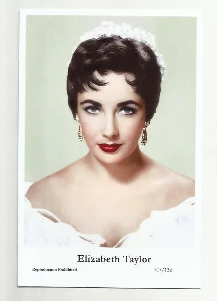 (Bx30) Elizabeth Taylor Swiftsure Photo Postcard (C7/136) Filmstar Pin Up Glamor