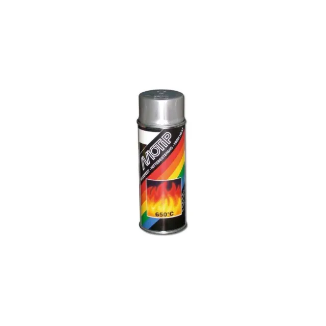 Peinture haute température MOTIP Argent - Spray 400 ml - NEUF