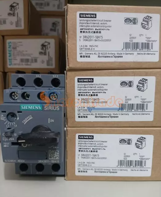 1PC Neuf Siemens 3RV2011-1BA15 Circuit Disjoncteur