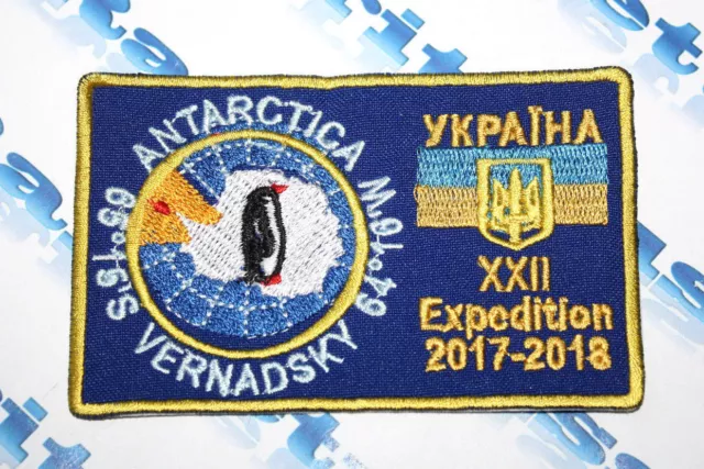 Patch Ukraine Antarctica Vernadsky Station Antarctic Expedition Xxii 2017 - 2018