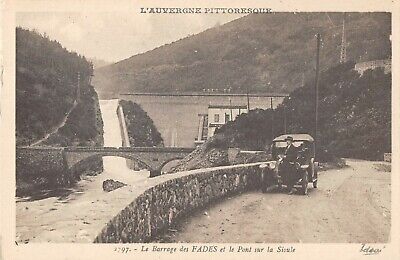 CPA 63 the dam of fades and pont sur la sioule