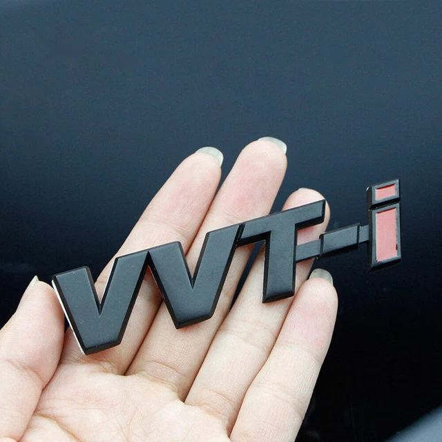 3D VVTI VVT-I Logo Car Sticker Body Fender Bumper Emblem Badge Decal Accessories
