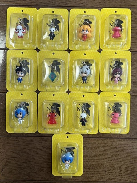 LOT 13  Petite Eva EVANGELION SET charm figure - shinji rei asuka Angels F26184