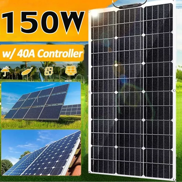 Bifacial 150W Solar Panel Mono High Efficiency PV for Sunshed Solar Panel Kit