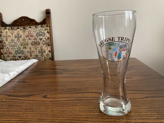 Vintage Brugse Tripel Pilsner Style Beer Glass 0.5L