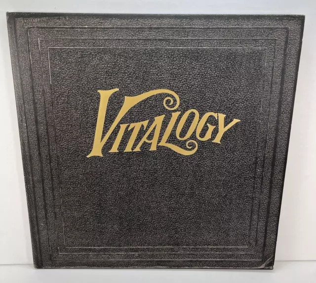 Pearl Jam Vitalogy (LP de vinilo, 1994 OG, épico EE. UU.) con folleto