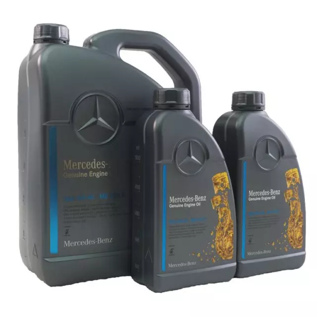 7 litres originale Merceds Benz SAE 5W40 MB 229,5 huile moteur entièrement synthétique