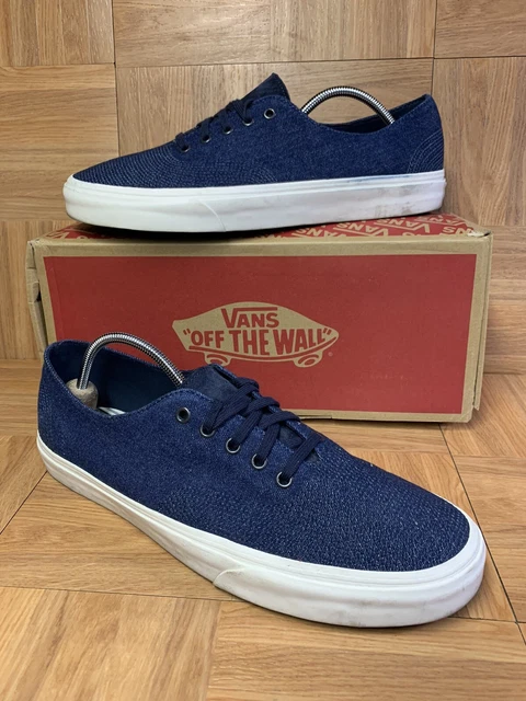RARE VANS AUTHENTIC One Pie Pig Suede Denim Blue Skateboarding